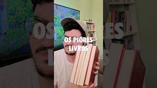 📚 OS PIORES LIVROS QUE JÁ LI NA MINHA VIDA pt 2 📚 booktube literatura livros books bookshelf [upl. by Philip]