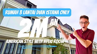 Rumah 3 lantai di Dian Istana 2Man saja ✴️🥰 [upl. by Primo422]