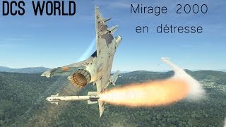 DCS  M2000C contre F15 et Su27 online  EJECT [upl. by Eednam]