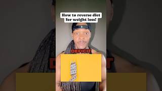 How to reverse diet for weight loss fitness weightloss youtubeshorts [upl. by Philender]