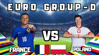 EURO France  France VS Poland  EURO Group D mbappe france euro [upl. by Cyn]