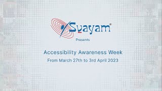 Accessibility Awareness Week  2023 [upl. by Sawyor]