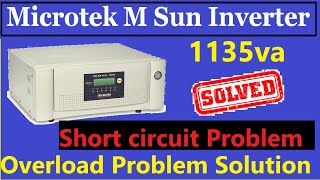 Microtek M SUN 1135 va SOLAR Inverter Problem Solution।। MicroTek Solar MSun all button setting [upl. by Tlihcox515]