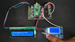 RP2040 Raspberry PI PICO  Frequency Meter with External Interrupt [upl. by Beedon]