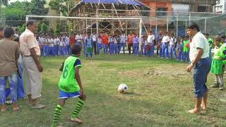 Under14 children panlty football kick for school game [upl. by Aicarg]