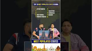 Top 10 Most Populated States in India  Most population in India quizgames quiz challenge [upl. by Eittam174]