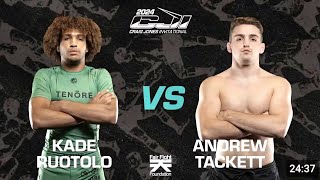 CJI  Kade Ruotolo vs Andrew Tackett Semi final full match craigjonesinvitational [upl. by Eluj]