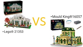 LEGO®  21353 vs Mould King 16057 quotBotanische Gartenquot  Bens Lego®  Klemmbausteine Welt Video 160 [upl. by Ardnikat]