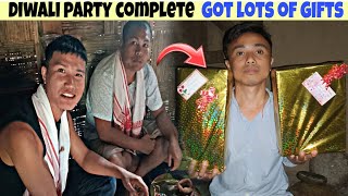 finally diwali ka big party khelaya youtubers ko  sameer mama nahi aya party मे but why [upl. by Enelyaj]