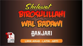 birasullllah wal badawi  sholawat bikin adem lirik arab latin dan arti [upl. by Eddie]