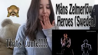 Måns Zelmerlöw  Heroes Sweden Eurovision 2015  REACTION [upl. by Adnil596]