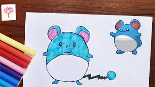 Coloring Pokemon for kids Coloriage Pokemon pour les enfants  Colorazione Pokemon por bambini [upl. by Hawger128]