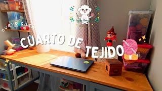 Vlog✨Nuevo cuarto de tejido  Nueva casa  Tejidos Pennys ens [upl. by Ueihttam]