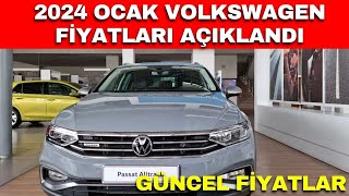 2024 OCAK VOLKSWAGEN FİYATLARI AÇIKLANDI  VOLKSWAGEN FİYAT LİSTESİ 2023  POLOGOLFTROCTAİGO [upl. by Salohci]