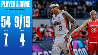 Zach Lofton Drops CareerHigh 54 PTs in PBA Debut Full Highlights vs NorthPort 101223 9 Treys [upl. by Issiah]