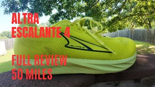 Altra Escalante 4  full review at 50 miles [upl. by Aetnahs]