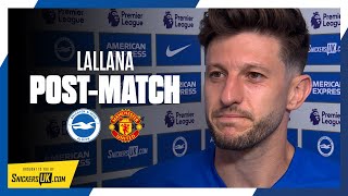 Lallana An Honour To Wear The Armband In My Final Match  Brighton 0 Man United 2 [upl. by Darees301]