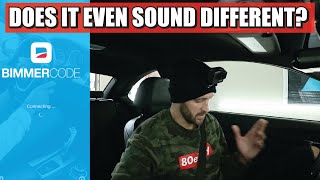 DOES ACTIVE SOUND DESIGN MAKE A DIFFERENCE  Coding off ASD before and after ridealongBmw M2 [upl. by Chao212]