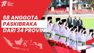 Mengenal 68 Orang Putraputri Indonesia dari 34 Provinsi yang Jadi Anggota Paskibraka Nasional [upl. by Tenahs518]