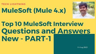 MuleSoft Interview Questions and Answers  NEW   General  Mule4 [upl. by Alexio99]