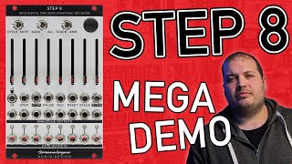 The Creative amp Advanced Sequential Functions of Step 8 from Joranalogue  Eurorack MEGA DEMO [upl. by Noicpecnoc]