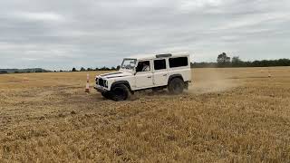 Land Rover Defender 110 M57  Head 2 Head Gymkhana [upl. by Cantlon]