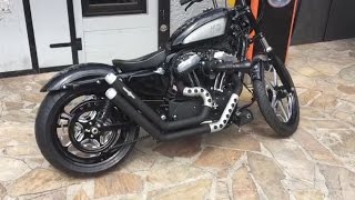 HD Sportster mit BSL® Bobber Upswept Exhaust System [upl. by Ittak683]