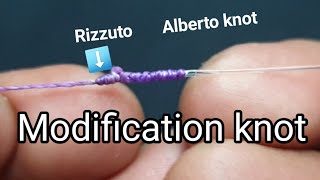 Alberto knot Modification With Rizzuto finish lock  Braid to fluorocarbon  fishing knots channel [upl. by Brownley]