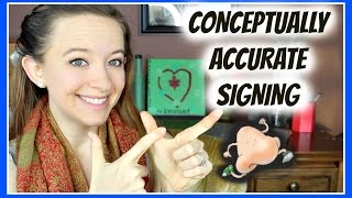 Conceptually Accurate Signing ┃ ASL Stew [upl. by Ytak]