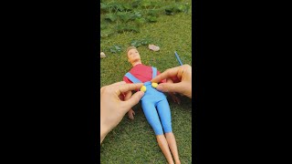 Ken Doll from Trash Transformed into Mario 🗑️➡️🧢 DIY transformation creative [upl. by Idelle]