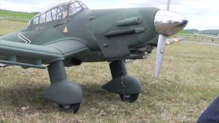 Maiden Test Flight ESM Kit Stuka [upl. by Ttelrats]