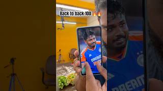 Sanju Back To Back 100 🔥 🇮🇳 sanjusamson indvssa cricket raheemredsarts sanjusamson [upl. by Kizzie225]