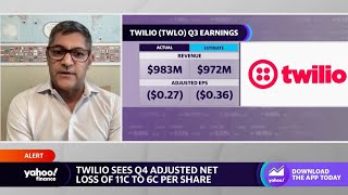 Twilio COO talks earnings profitability and the stock correction [upl. by Ettezzus]