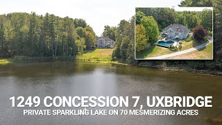 1249 Concession 7 Uxbridge  For Sale  Farquharson Realty [upl. by Alikat]