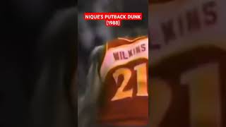 DOMINIQUE WILKINS PUTBACK DUNK 1988 [upl. by Siriso]