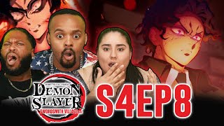 Hashira Vs Muzan  Demon Slayer Season 4 Episode 8 Reaction [upl. by Gorges205]