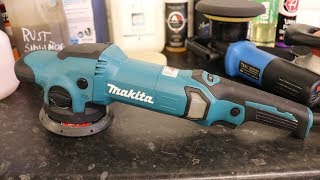 Makita PO6000C Polisher Review  Free Spin and Forced Rotation in One [upl. by Yelrebmik]