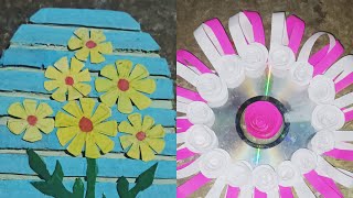 2Beautiful cardboard craft ideas। Wall Hanging craft ideas।wallhangingcraftideas ytvideo [upl. by Rustie]