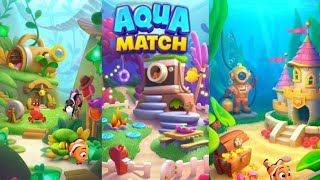 Lets Play Aqua Match Castle Camp amp Crab House [upl. by Anitsirk]