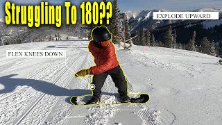 Ultimate Snowboard Guide To Frontside 180s [upl. by Annekam734]