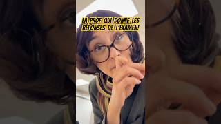 La PROF qui donne toutes les réponses de l’EXAMEN 😲 prof enfants examen [upl. by Amiaj310]