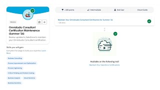 Omnistudio Consultant Certification Maintenance Summer 24  Salesforce Trailhead [upl. by Peale830]