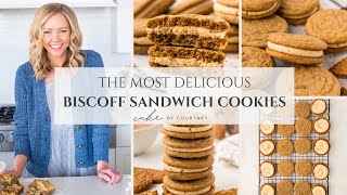 The MOST DELICIOUS Biscoff Sandwich Cookies [upl. by Purity]