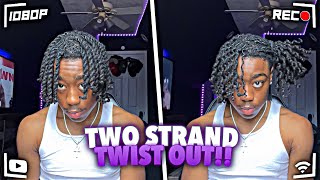 HOW TO GET CURLY LOCS IN 2024🔥😱  TWO STRAND TWIST OUT TUTORIAL [upl. by Ferdinande]