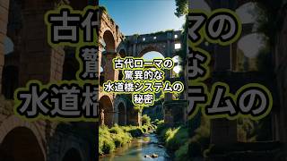 古代ローマの驚異的な水道橋システムの秘密 古代文明 古代ローマ 水道橋 [upl. by Haye384]