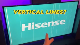 How to Fix Hisense TV Vertical Lines On the Screen  Many Solutions [upl. by Wanyen]