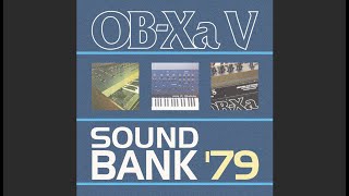 Arturia OBXa V  Sound Bank 79 [upl. by Anayik]