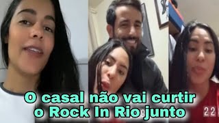 CASAL MABELLE NÃO IRÁ JUNTO PAR O ROCK IN RIO [upl. by Roselle]