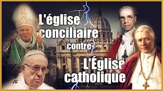 L’Église Catholique Vs léglise conciliaire  Naissance dune fausse église au concile Vatican II [upl. by Kylah6]