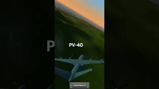 PV40 sorry if its bad turboprop aviation planecrash plane [upl. by Eiclek]